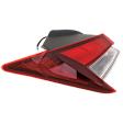Driver Side, Outer Halogen Tail Light, With bulb(s), OE Replacement, Sedan, CAPA Certified