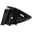 2022 Honda Passport - Driver Side, Outer Halogen/LED Tail Light, With bulb(s), Mounts on Body, OE Replacement, CAPA Certified