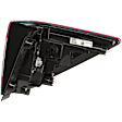 2022 Honda Passport - Driver Side, Outer Halogen/LED Tail Light, With bulb(s), Mounts on Body, OE Replacement, CAPA Certified
