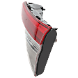 Passenger Side, Inner Tail Light, with Bulb, LED, Sedan, Mounts On Luggage Lid