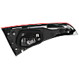 Passenger Side, Inner Tail Light, with Bulb, LED, Sedan, Mounts On Luggage Lid