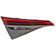 Driver Side, Inner Tail Light, with Bulb, LED, Sedan, Mounts On Luggage Lid