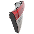 Driver Side, Inner Tail Light, with Bulb, LED, Sedan, Mounts On Luggage Lid