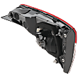 Driver Side, Inner Tail Light, with Bulb, LED, Sedan, Mounts On Luggage Lid