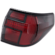 Passenger Side, Outer Tail Light, with Bulb, LED, Mounts On Body, CAPA CERTIFIED
