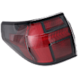 Driver Side, Outer Tail Light, with Bulb, LED, Mounts On Body
