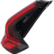 Passenger Side, Outer LED Tail Light, with Bulb, Mounts on Body