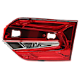 Passenger Side, Inner Tail Light, with Bulb, LED, Clear Lens, 6 Cyl., 3.5L Engine