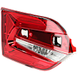 Driver Side, Inner Tail Light, with Bulb, LED, Clear Lens, 6 Cyl., 3.5L Engine