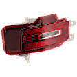 Driver Side Back Up Light, with Bulb, Halogen, 6 Cyl., 3.8L Engine