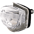 Rear, Driver or Passenger Side License Plate Light, CAPA CERTIFIED