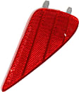 Rear, Passenger Side Bumper Reflector, CAPA Certified