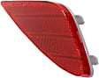 Rear, Passenger Side Bumper Reflector, CAPA Certified