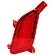 Rear, Passenger Side Bumper Reflector