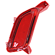 Rear, Passenger Side Bumper Reflector
