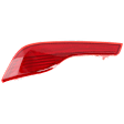 Rear, Driver Side Bumper Reflector