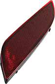 Rear, Passenger Side Bumper Reflector, CAPA Certified