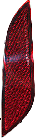 Rear, Driver Side Bumper Reflector, CAPA Certified