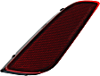 Rear, Driver Side Bumper Reflector, CAPA Certified