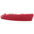 Rear, Passenger Side Bumper Reflector, CAPA Certified