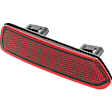 Rear, Driver Side Bumper Reflector
