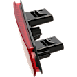 Rear, Driver Side Bumper Reflector