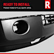 2017 Honda Pilot EX-L - Rear, Lower Textured Bumper Cover, For Models Without Parking Aid Sensor
