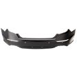 Rear Primed Bumper Cover, EX-L/Hybrid EX/Hybrid EX-L/Hybrid Touring/Touring, For Models with Parking Aid Sensor, CAPA CERTIFIED