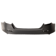 Rear, Upper Primed Bumper Cover, For Models without Parking Aid Sensor, EX/LX/Hybrid Sport/Hybrid Sport-L Models, CAPA CERTIFIED