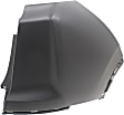Rear, Passenger Side Bumper End, Primed Plastic