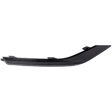 Rear, Driver Side Bumper Trim, Black