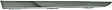 Rear, Driver Side Bumper Trim, Chrome