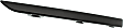 Rear, Passenger Side Bumper Trim, Textured Black