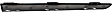 Rear, Passenger Side Bumper Trim, Textured Black