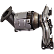 2012 Hyundai Santa Fe GLS - Front Catalytic Converter, 2.4L 4Cyl, Federal EPA Standard, 46-State Legal (Cannot ship to CA, CO, NY or ME), FWD, Direct Replacement Series