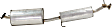 Muffler, 4 Cyl., 2.4L Engine, Bolt-on