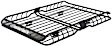 RMCB02 Cargo Basket - Powdercoated Black, Steel, Universal, Sold Individually