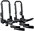 S512 Canoe/Kayak Rack - Powdercoated Black, Side Loading