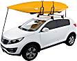 S512 Canoe/Kayak Rack - Powdercoated Black, Side Loading