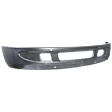 Front Bumper, Silver, With Small Tow Hook Hole, Base Model