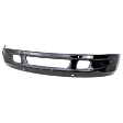 Front Bumper, Black, with Small Tow Hook Hole