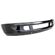 Front Bumper, Black, with Small Tow Hook Hole