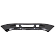 Front Bumper, Black, with Small Tow Hook Hole