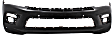Front Primed Bumper Cover, Without Collision Warning, CAPA Certified
