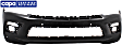 Front Primed Bumper Cover, Without Collision Warning, CAPA Certified