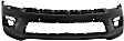 Front Primed Bumper Cover, With Collision Warning