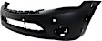 Front Primed Bumper Cover, For Models Without Headlight Washer Holes and Premium Package