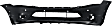 Front Primed Bumper Cover, For Models Without Headlight Washer Holes and Premium Package, CAPA Certified