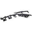 Front, Passenger Side Bumper Bracket, Bumper Cover Frame
