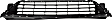 Front Bumper Grille, Textured Dark Gray